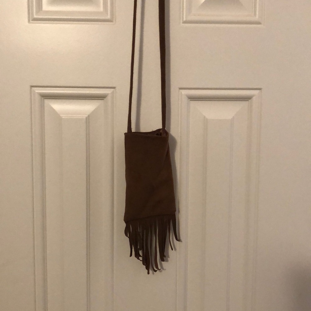 Cross over brown bag